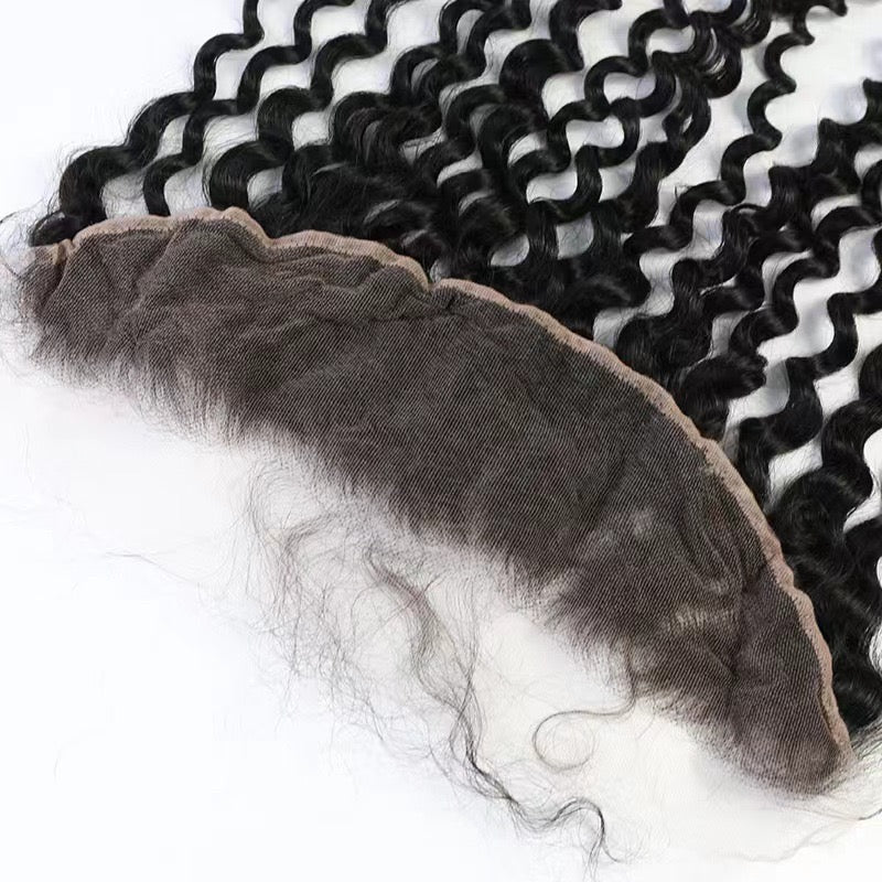 virgin hd 13×4 italian curly frontal