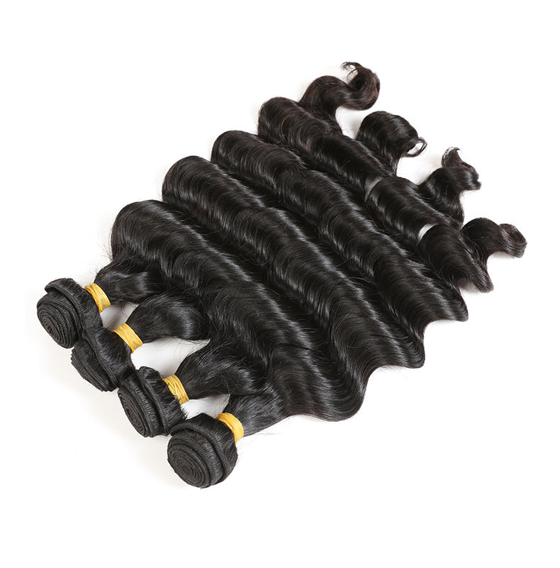 raw hair loose deep wave bundles