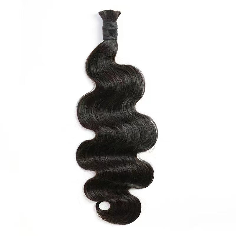 Top virgin bulk hair bohu hair natural color