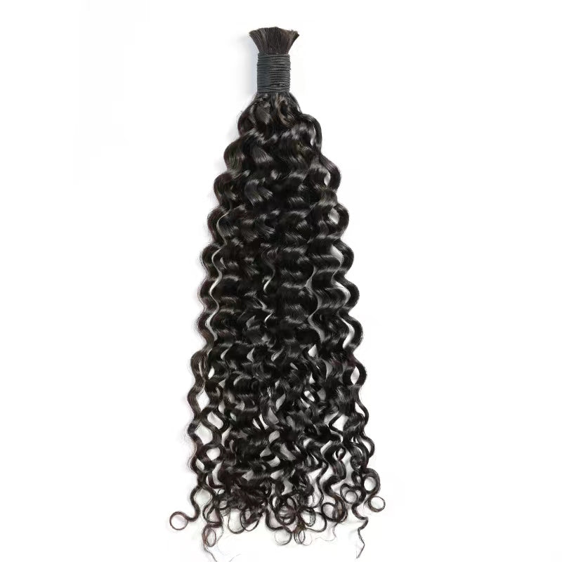 Top virgin bulk hair bohu hair natural color