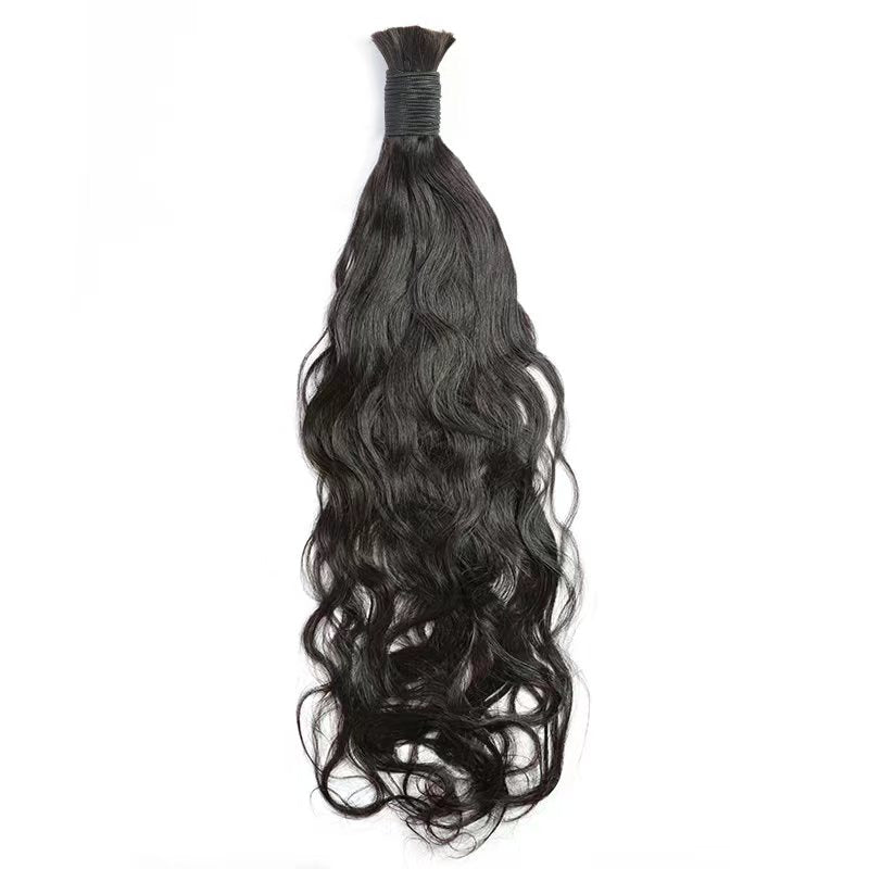 Top virgin bulk hair bohu hair natural color