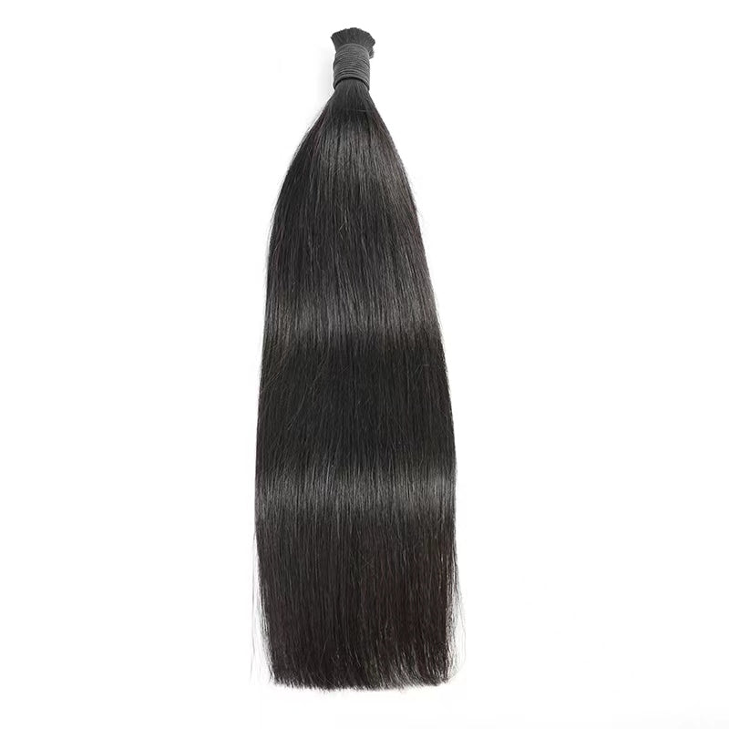 Top virgin bulk hair bohu hair natural color