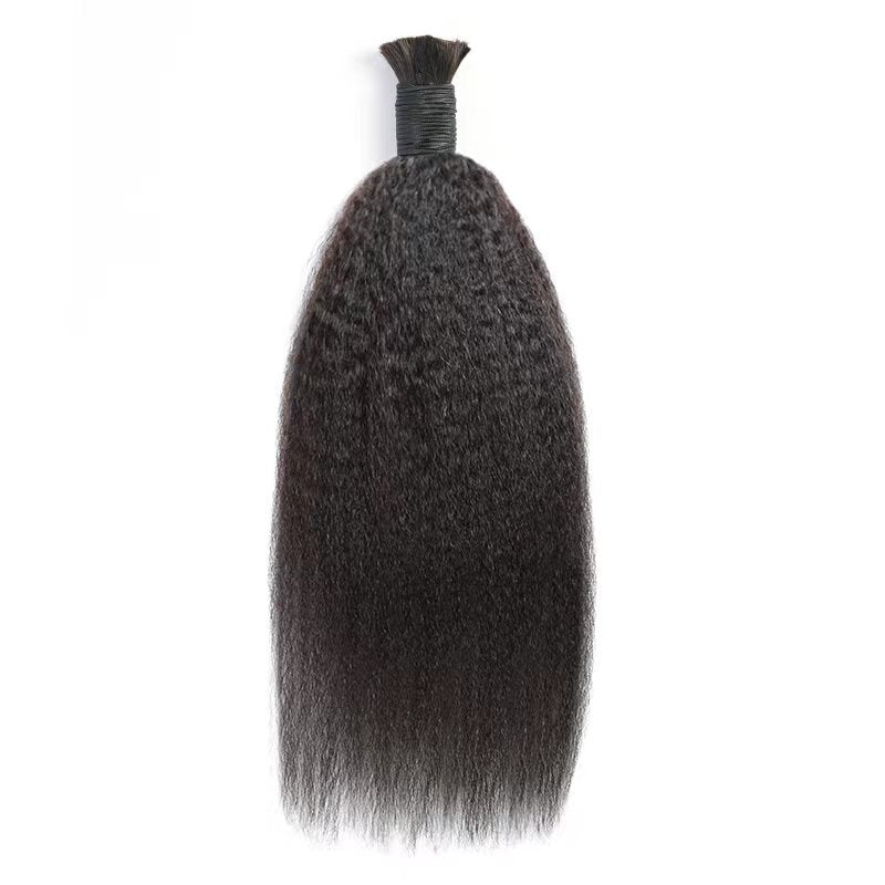 Top virgin bulk hair bohu hair natural color