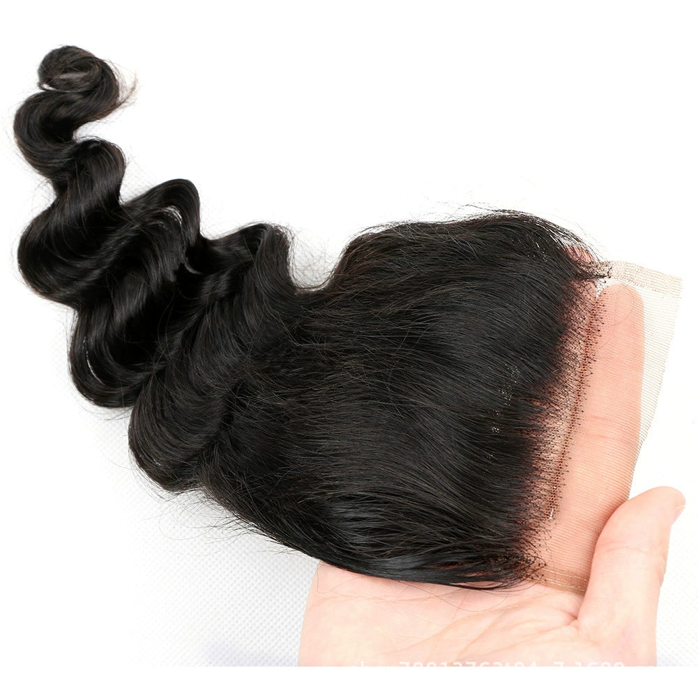 virgin hair HD 4×4 loose deep wave closure