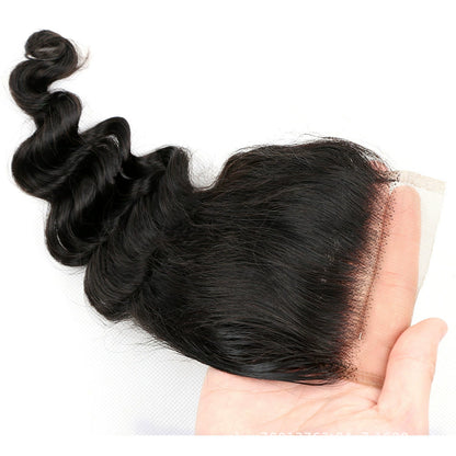 virgin hair HD 4×4 loose deep wave closure