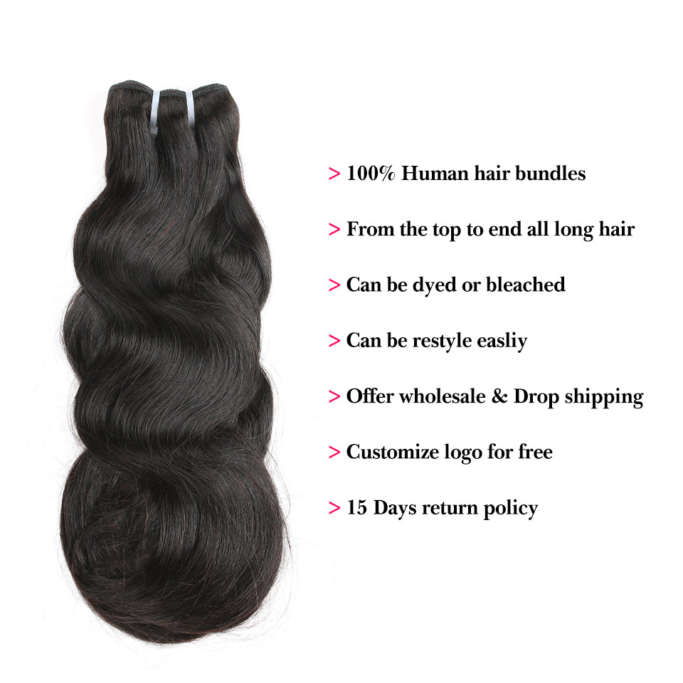 double drawn body wave