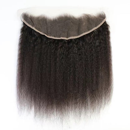 virgin hd 13×4 kinky straight frontal