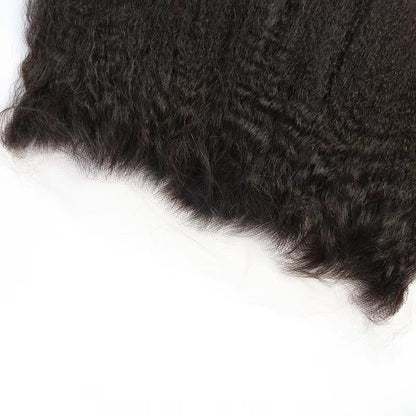 virgin hd 13×4 kinky straight frontal