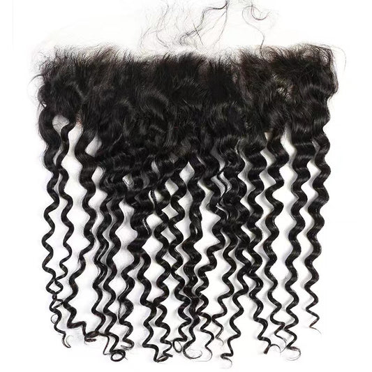 virgin hd 13×4 italian curly frontal