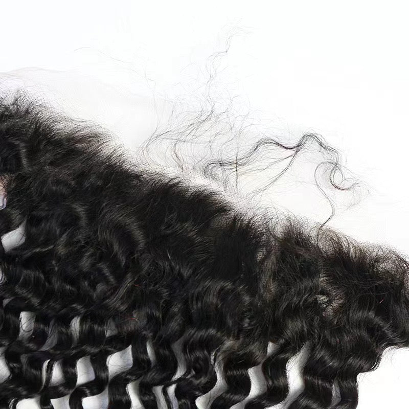 virgin hd 13×4 italian curly frontal