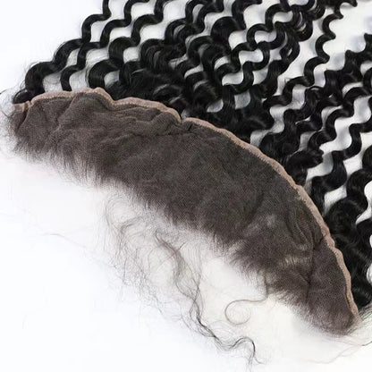virgin hd 13×4 italian curly frontal