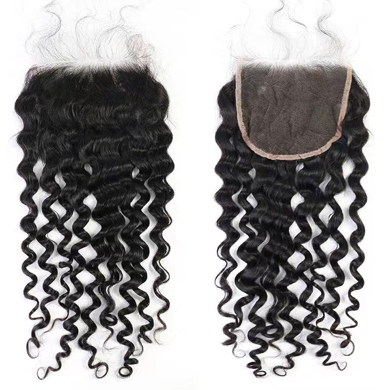 virgin hd 5×5 italian curly closure