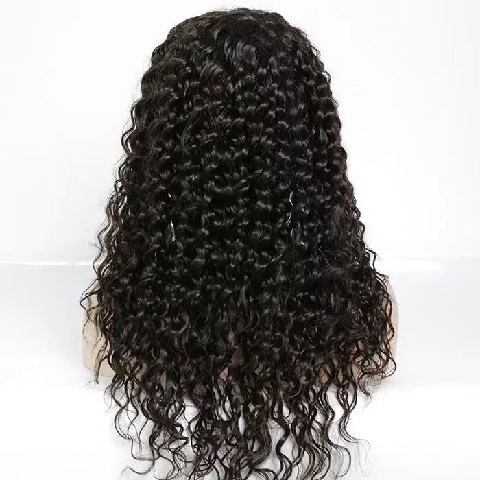 Raw hair Straight Closure Frontal Wig 200% density