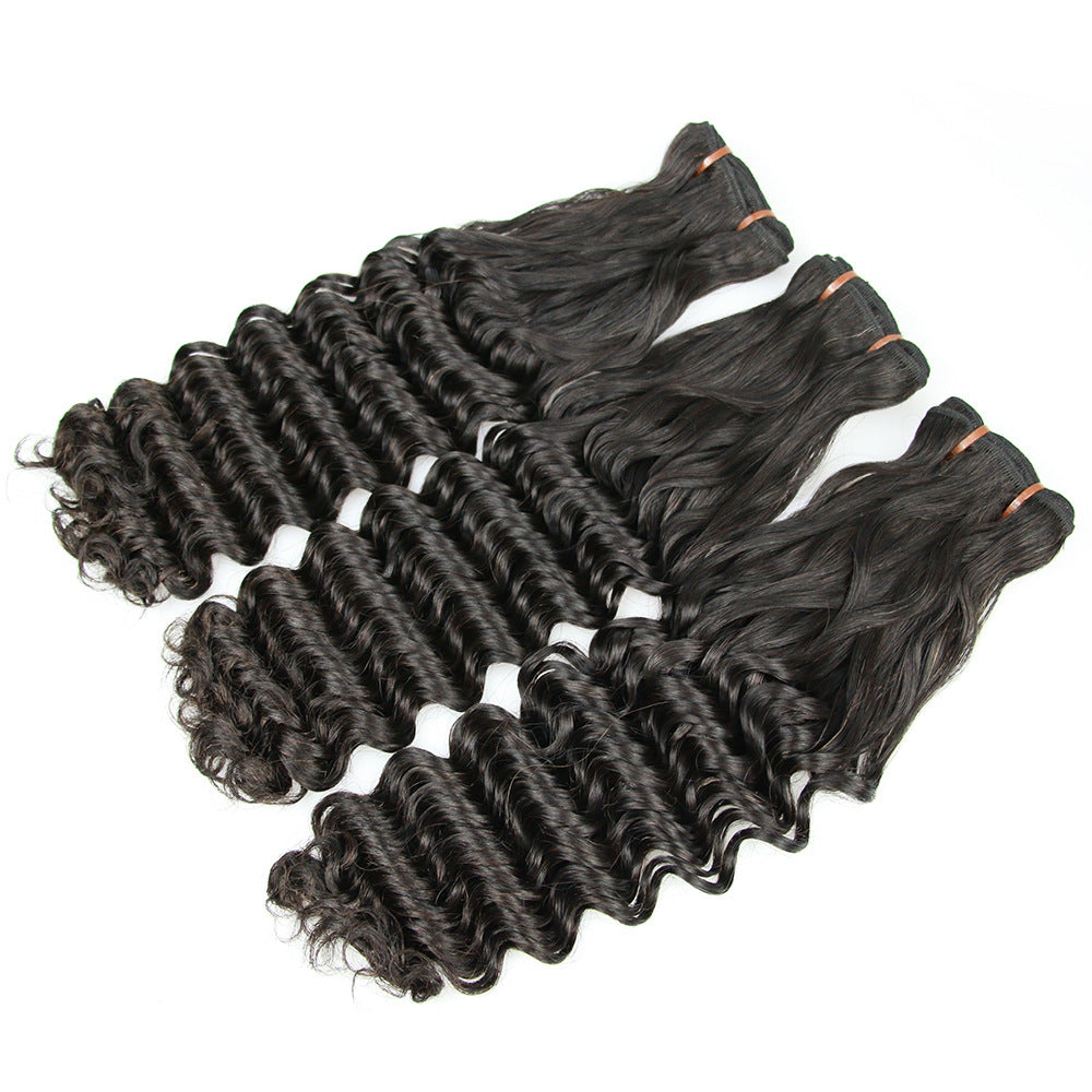 double drawn deep curly