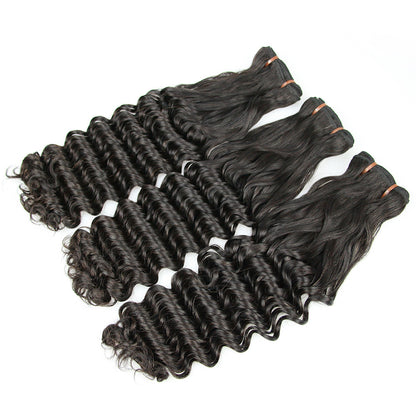 double drawn deep curly