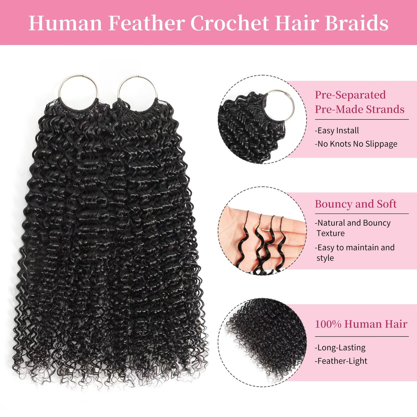 Crochet hair braids