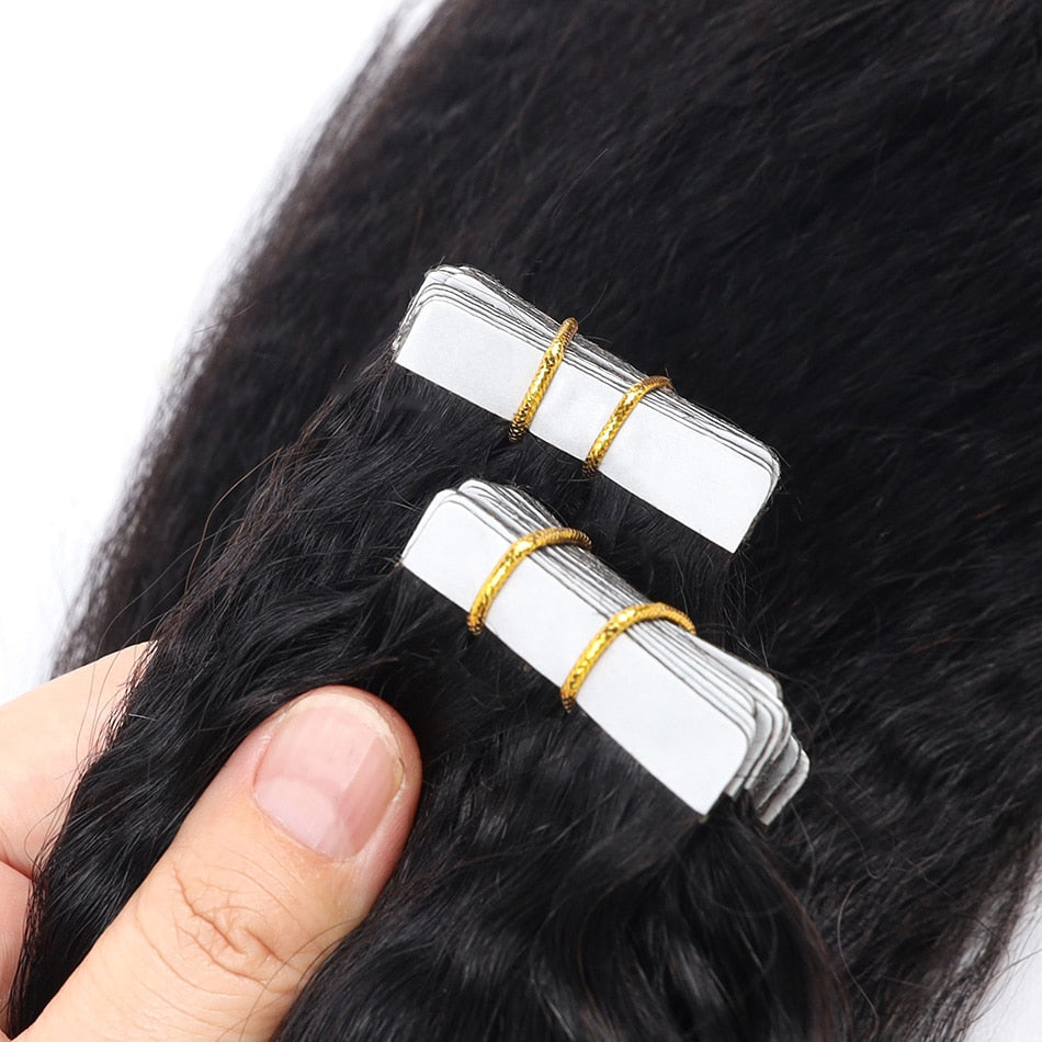 tape in kinky straight （ 50g /pack 20pcs）