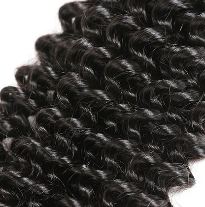 raw hair deep wave bundles