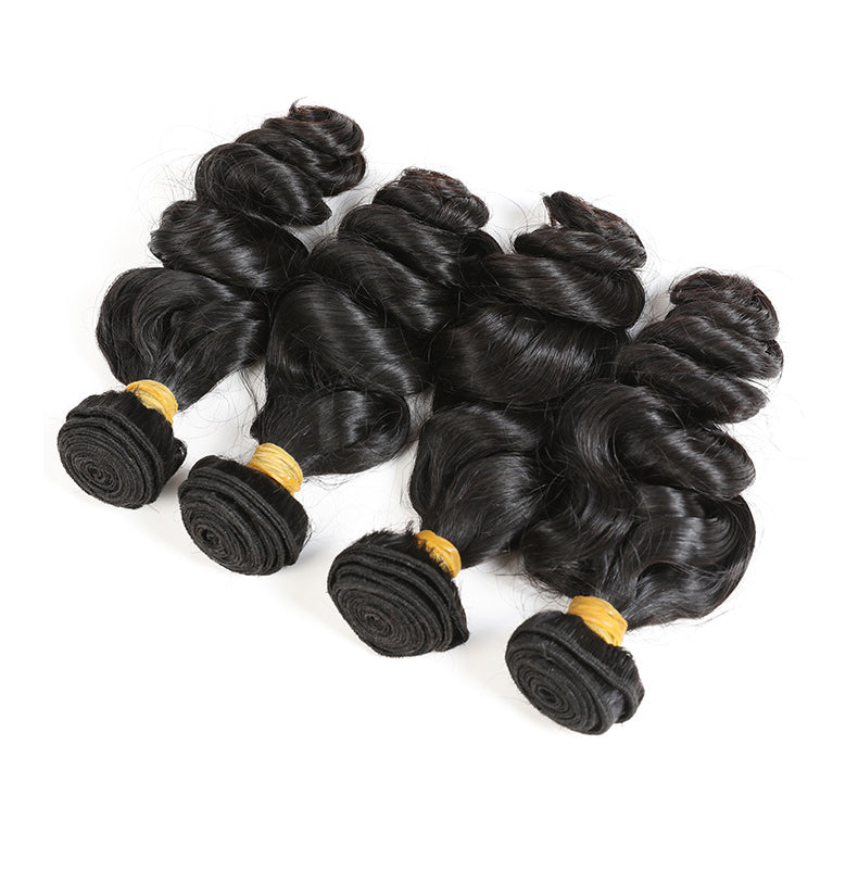 raw hair loose wave bundles