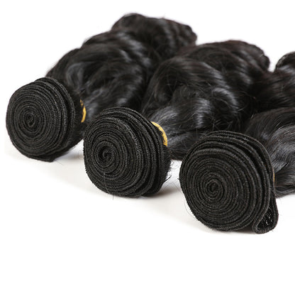 raw hair loose wave bundles