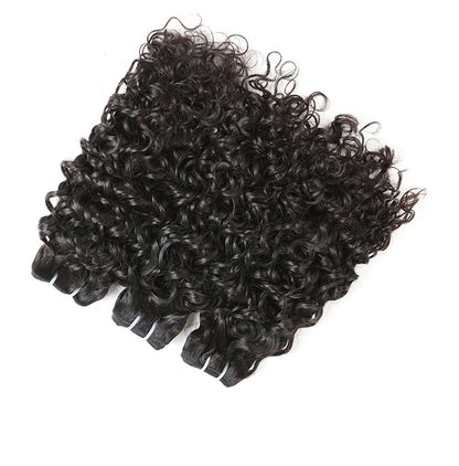 raw hair water wave bundles