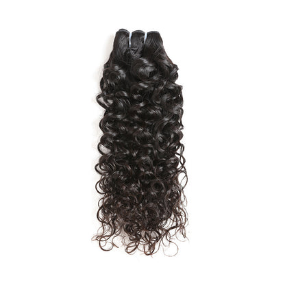 raw hair water wave bundles